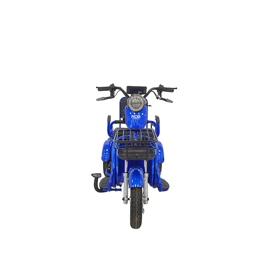 Triciclu Electric Fără Permis RDB SINOE PRO, cu Mini-Benă, Viteză Maximă 25 km/h, Motor 1160W, Autonomie 55km