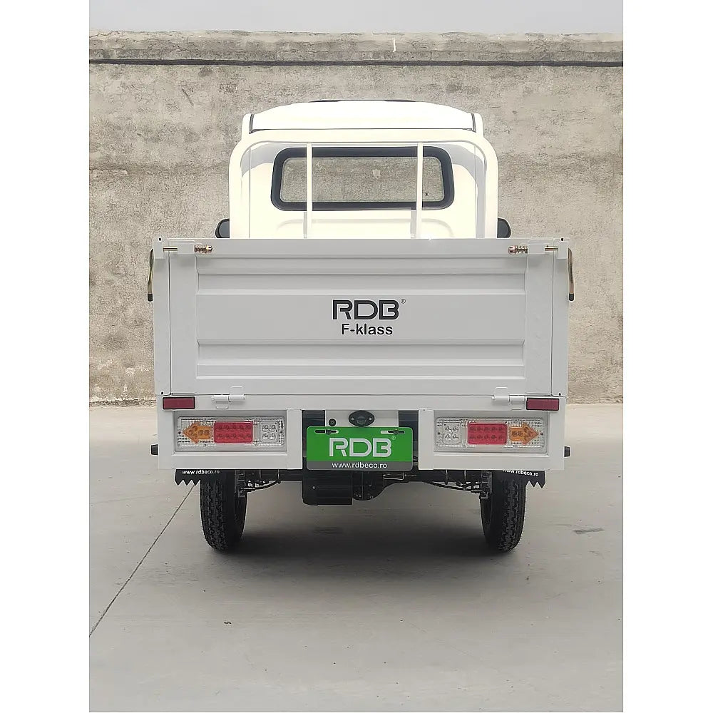 Mașină Electrică Fără Permis RDB F-KLASS, Viteză Maximă 25 km/h, Utilitară, cu Cabină, Remorcă, Motor 1000W, Autonomie 65km