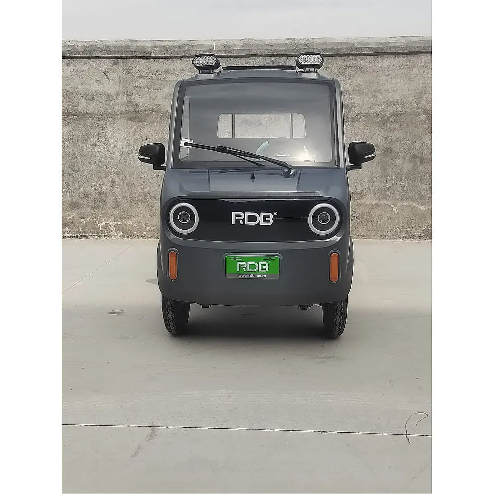Mașină Electrică Fără Permis RDB F-KLASS, Viteză Maximă 25 km/h, Utilitară, cu Cabină, Remorcă, Motor 1000W, Autonomie 65km