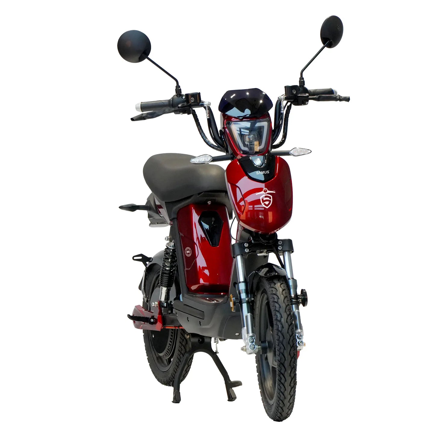Scuter Electric Fără Permis Samus Chicago, Viteză Maximă 25 km/h, Motor 800W, Autonomie 90km, Baterie 48V 26Ah, Roșu