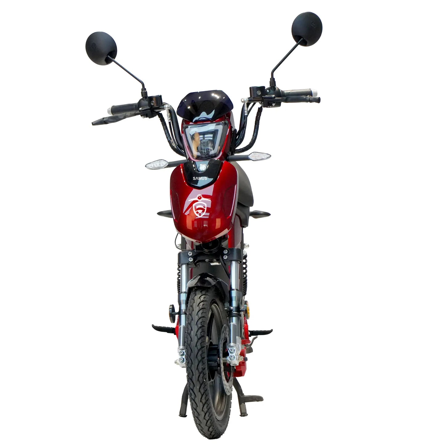 Scuter Electric Fără Permis Samus Chicago, Viteză Maximă 25 km/h, Motor 800W, Autonomie 90km, Baterie 48V 26Ah, Roșu