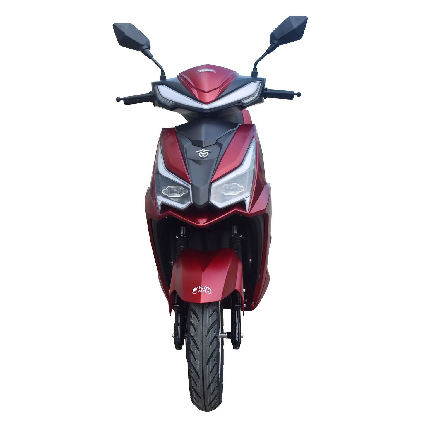 Scuter Electric Fără Permis Samus Napoli, Viteză Maximă 25 km/h, Motor 1500W, Autonomie 65km, Baterie 72V 20Ah, Roșu