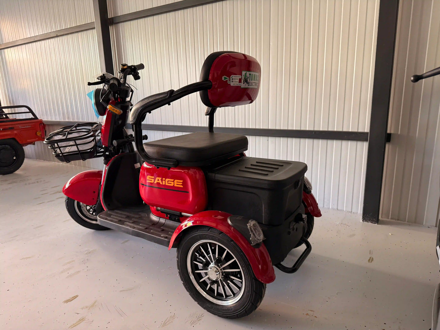 Tricicletă Electrică Saige A2 Rabbit Fără Permis, Viteză Maximă 25 km/h, Motor 1000W, Autonomie 70km, Baterie 60V 20Ah
