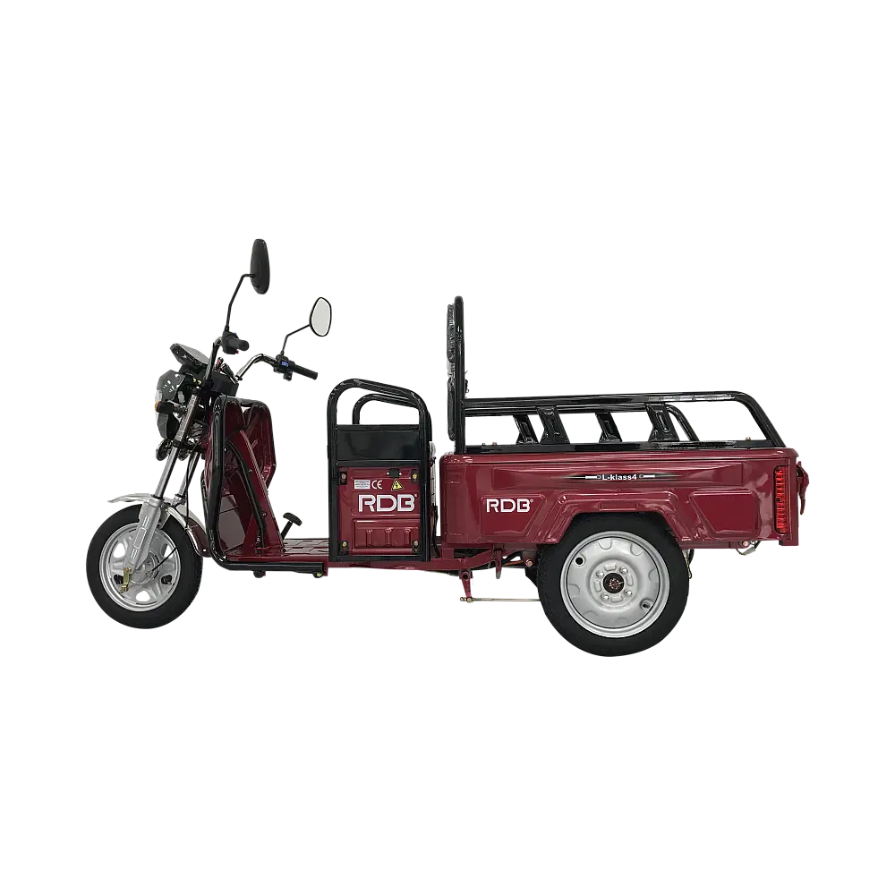 Triciclu Electric Fără Permis RDB L-Klass4 cu Benă, Viteză Maximă 25km/h, Motor 1350W, Baterie 72V 20Ah, Autonomie 45km