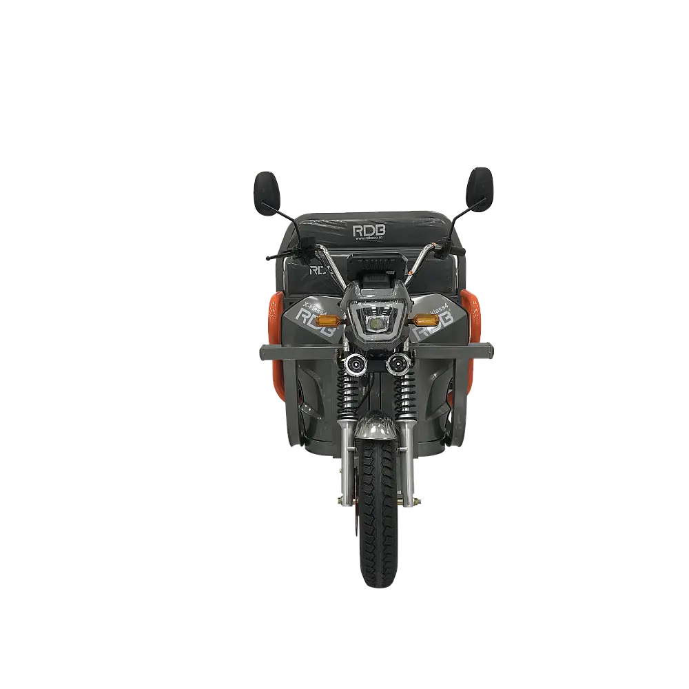 Triciclu Electric Fără Permis RDB X-Klass4 cu Benă Basculabilă, Viteză Maximă 25km/h, Motor 3500W, Baterie 72V 32Ah, Autonomie 60km