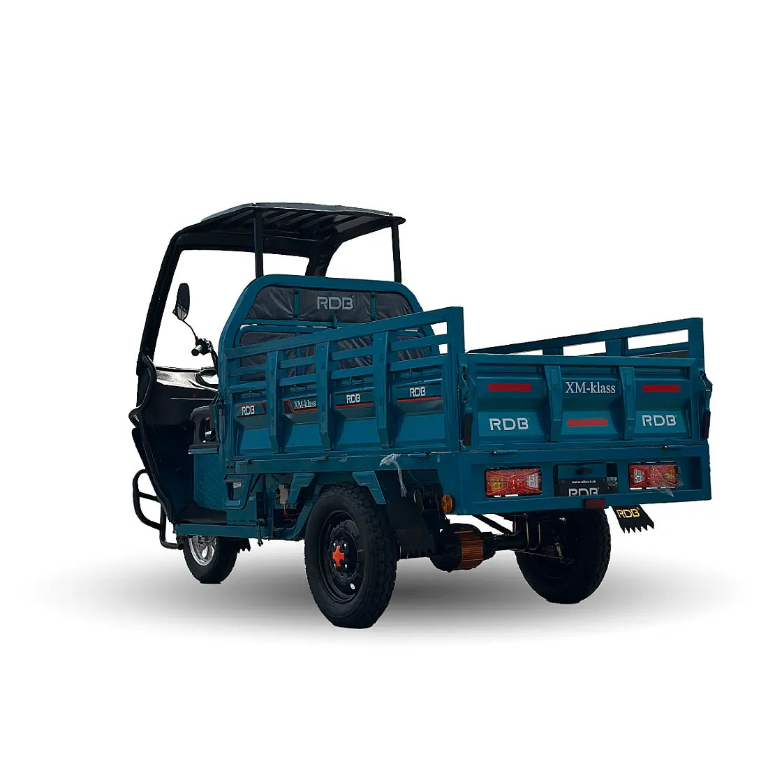 Triciclu Electric Fără Permis RDB XM-Klass cu Benă, Cabină, Viteză Maximă 25km/h, Motor 1500W, Baterie 72V 45Ah, Autonomie 70km