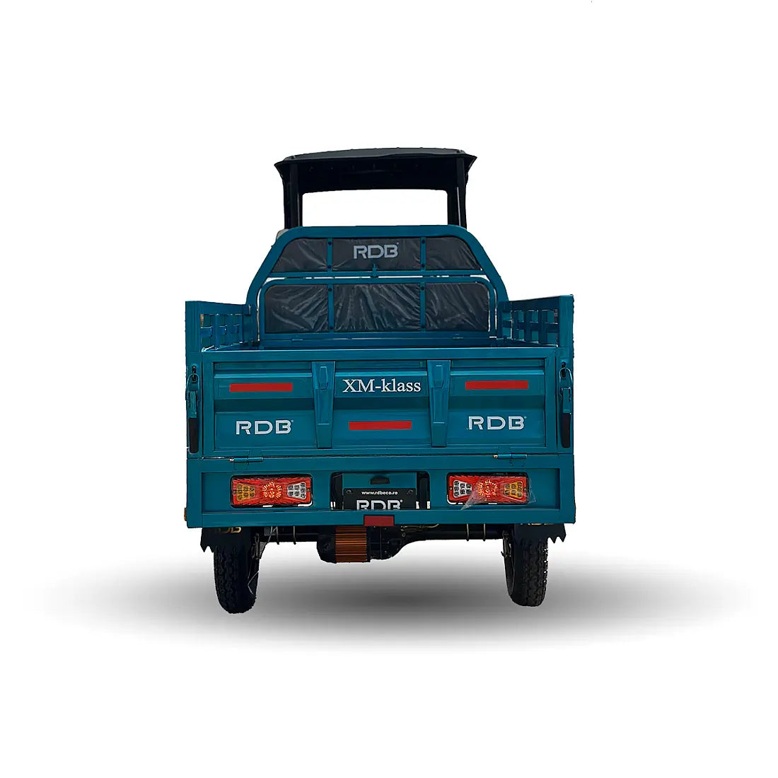 Triciclu Electric Fără Permis RDB XM-Klass cu Benă, Cabină, Viteză Maximă 25km/h, Motor 1500W, Baterie 72V 45Ah, Autonomie 70km