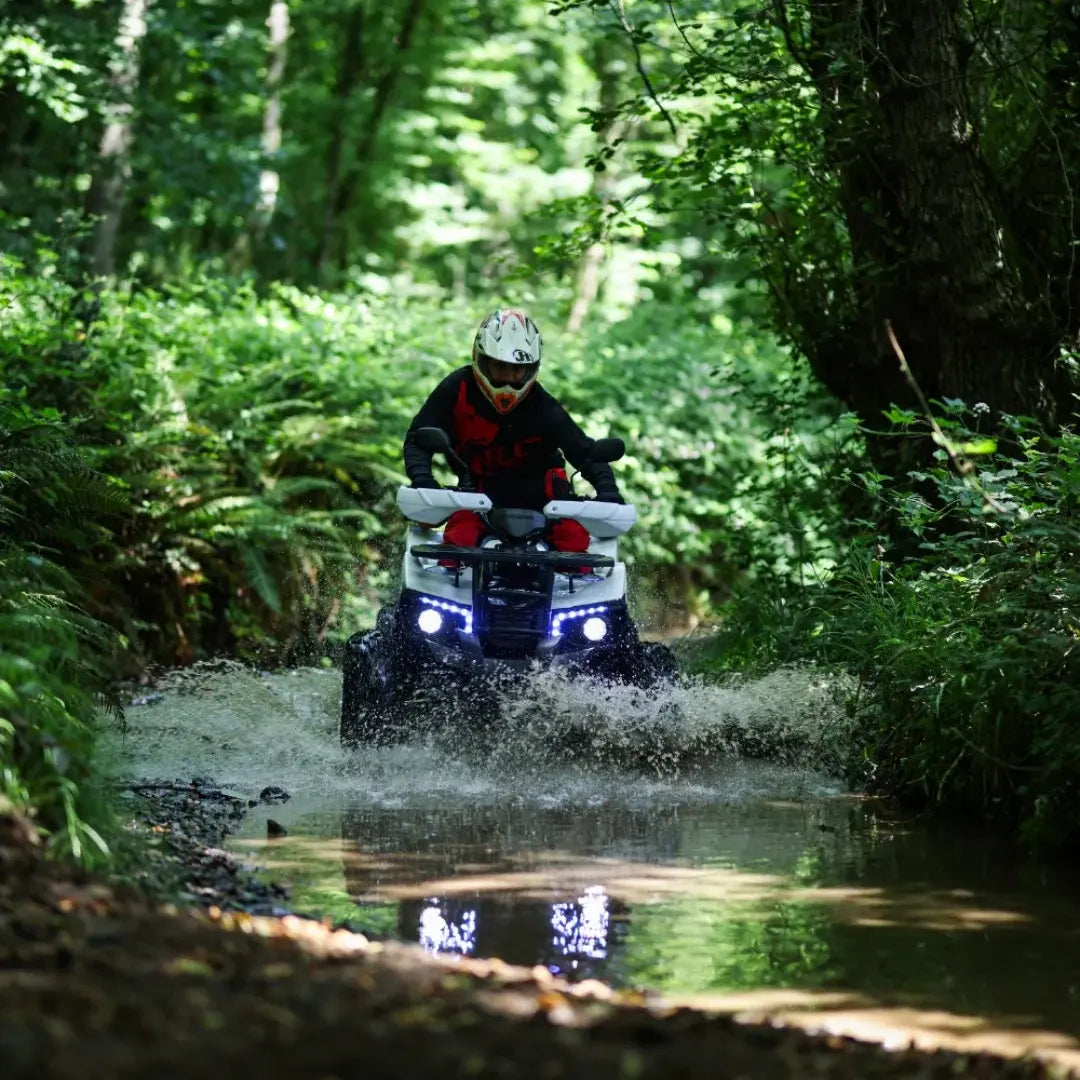 ATV Benzină Voltarom RA5, Motor 180CC, 9.5CP, Frâne Hidraulice, Gri