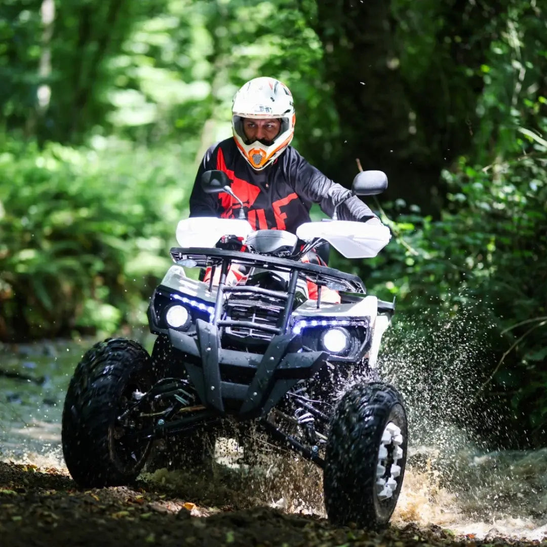 ATV Benzină Voltarom RA5, Motor 180CC, 9.5CP, Frâne Hidraulice, Gri