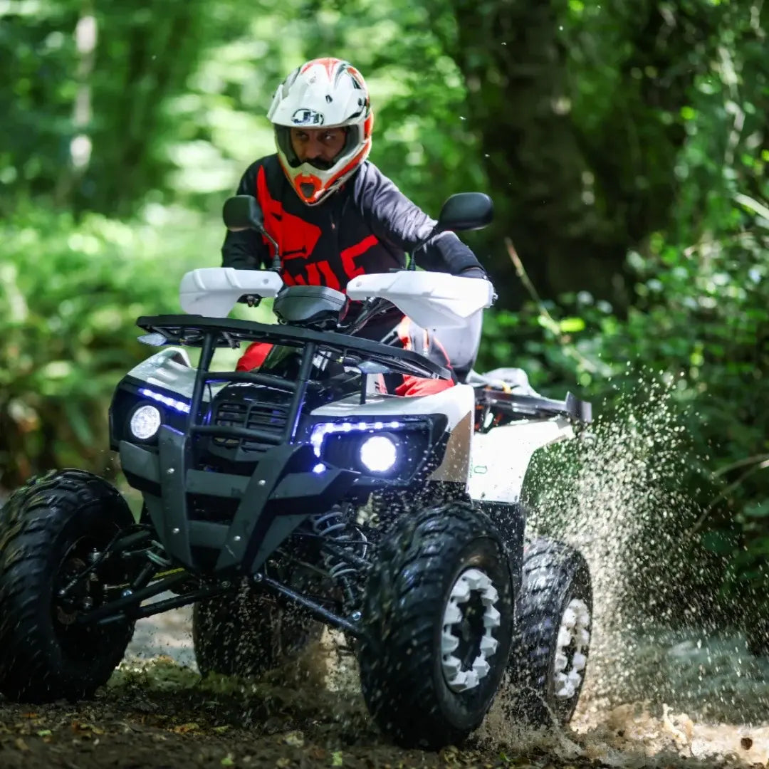 ATV Benzină Voltarom RA5, Motor 180CC, 9.5CP, Frâne Hidraulice, Gri