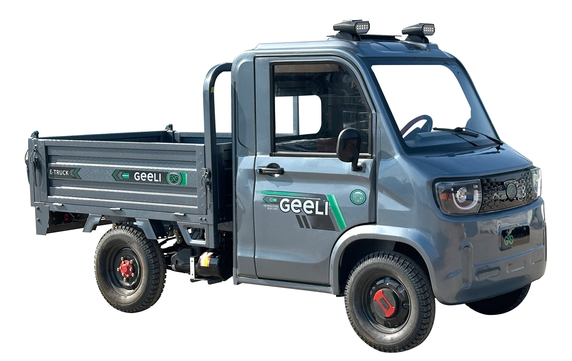 Geeli E-Truck, vedere laterală dreapta oblică