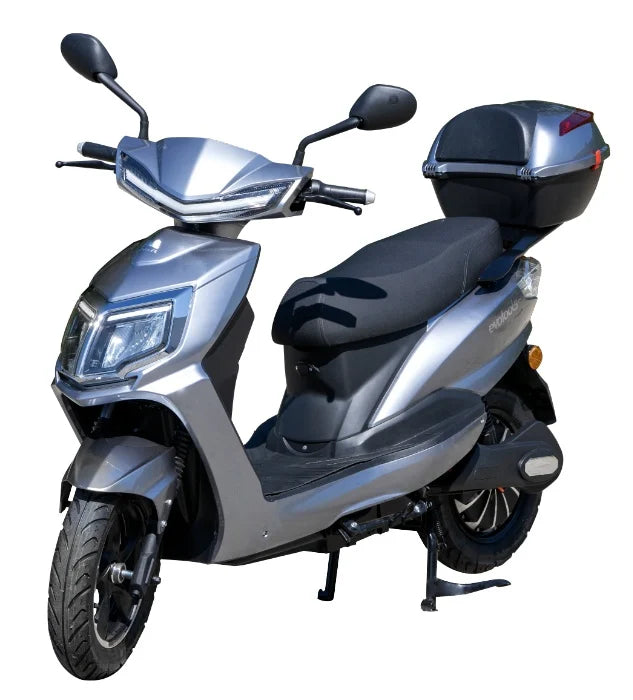 Scuter electric fără permis EvoTools Zmeu SC2100 gri, vedere laterală stânga