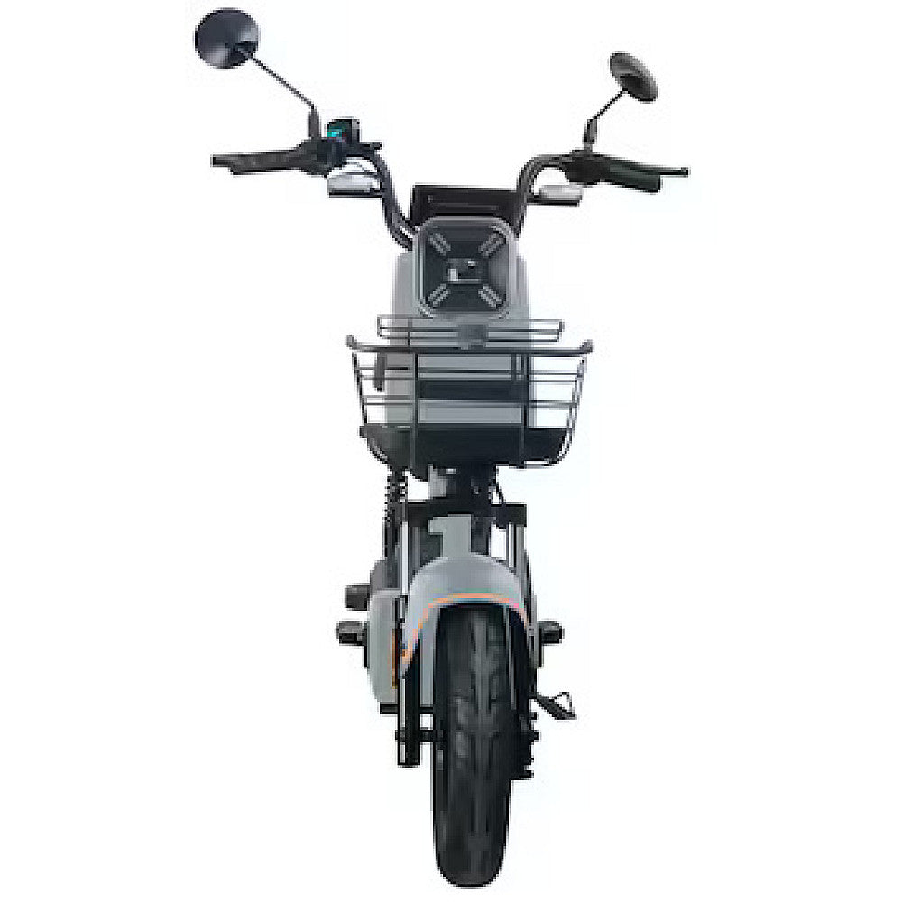 Scuter electric RDB ROMA gri, vedere frontală