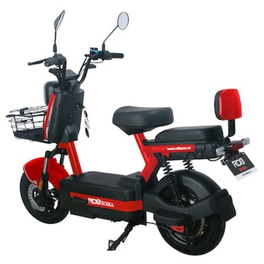 Scuter electric fără permis RDB ROMA roșu, lateral