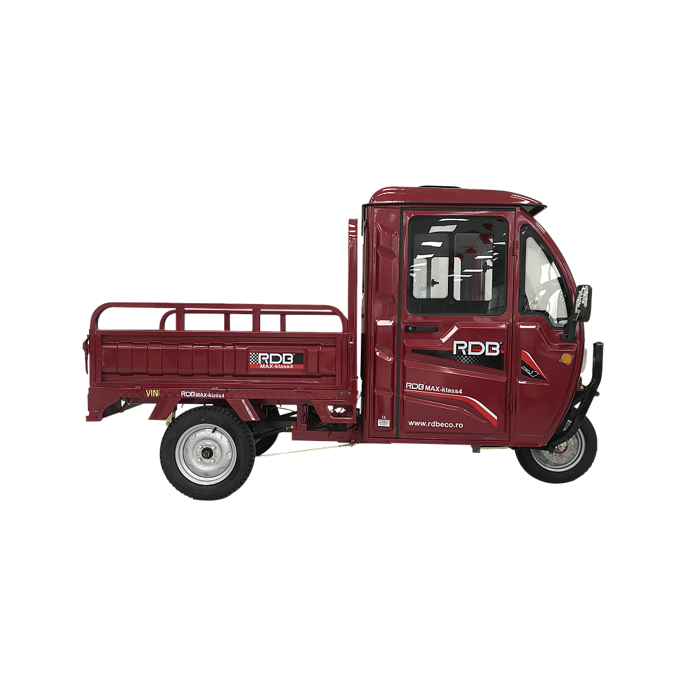 RDB MAX-Klass4 roșu, lateral, benă basculabilă hidraulic