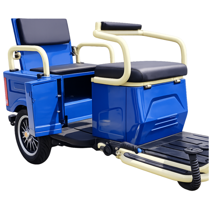 Banchetă dublă pentru două persoane la triciclul electric EvoTools BENDIS