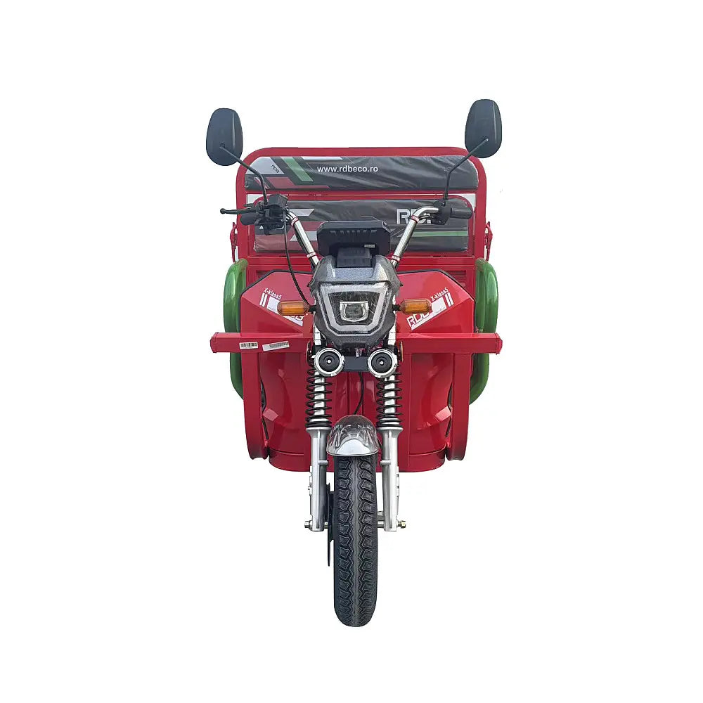 Triciclu Electric RDB X-Klass4 PLUS, Fără Permis, Viteză Maximă 25 km/h, Benă Basculabilă, Obloane Extinse, Motor 3500W, Autonomie 60km, Baterie 72V 32Ah
