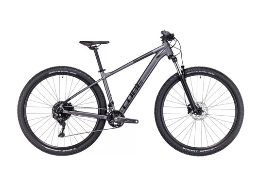 BICICLETA CUBE AIM EX Grey Red 2023 XXL