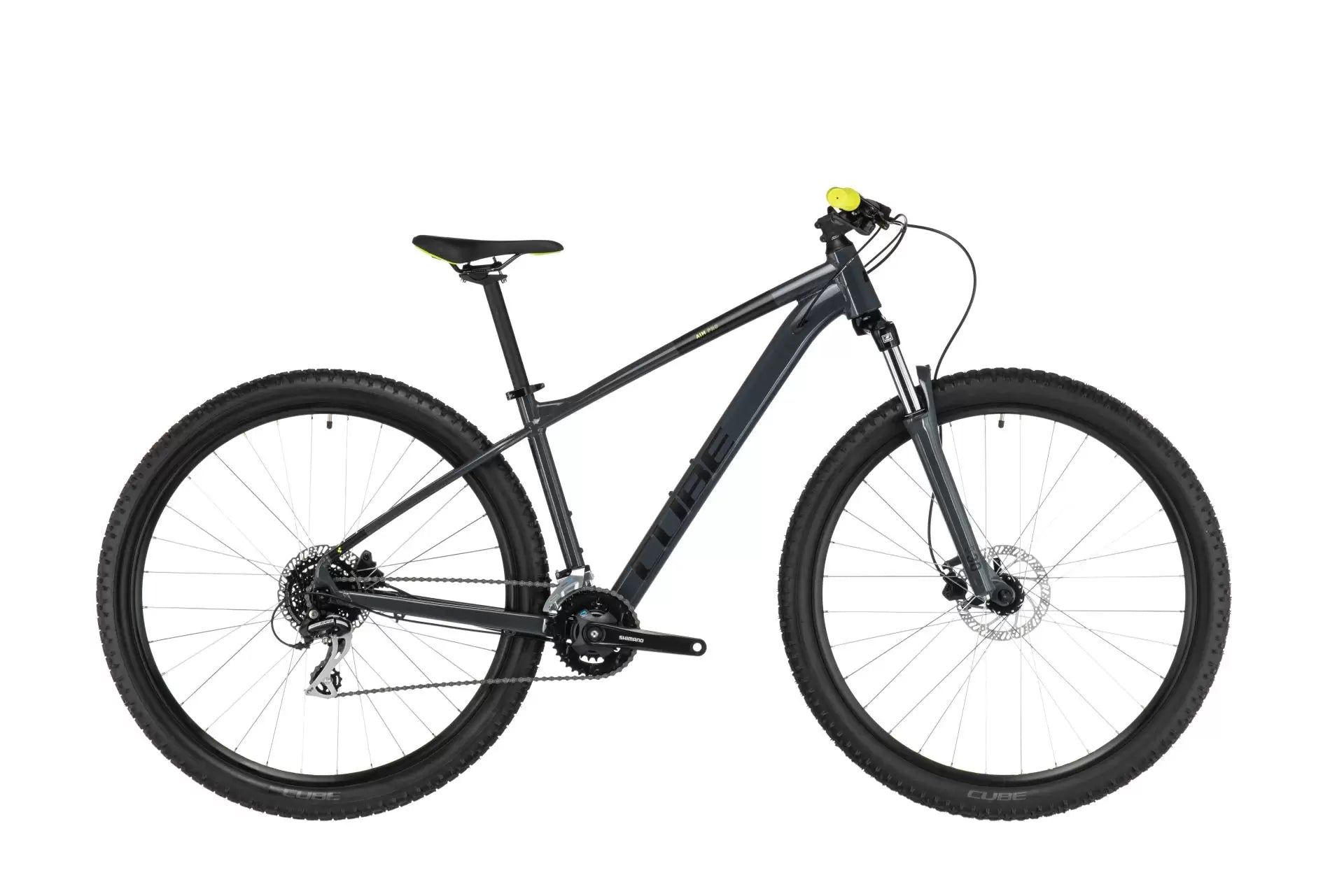 bicicleta cube aim, culoare gri, XXL