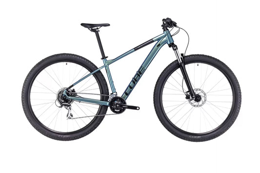 bicicleta cube aim pro verde, culoare XS